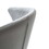Modern minimalist gray dining chair, carbon steel legs, set of 2 W1978P144149