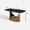 Free Combination Modern Matte Sintered Stone Dining Table 63 x 35.4 x 29.5inch W1978S00116