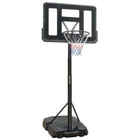 Portable Basketball Hoop Height Adjustable basketball hoop stand 6.6ft - 10ft with 44 inch Backboard and Wheels for Adults Teens Outdoor Indoor W1989115680