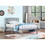 W1998121949 Gray+Pine+Box Spring Not Required+Twin+Wood