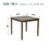 Wooden Dining Square Table, Kitchen Table for Small Space, 4 Person Dining Table, Walnut ONLY THE TABLE W1998126376