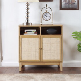 Hallway cabinet with 2 doors, storage, Natural W1998128705