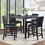 W1998S00038 Black+Pine+Seats 4+Dining Room+4 Leg