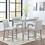 W1998S00039 Gray+Pine+Seats 4+Dining Room+4 Leg