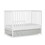 Synergy,5-in-1 Convertible Crib, Converts from Baby Crib to Toddler Bed, Fits Standard Full-Size Crib Mattress,Easy to assemble 53*29*9 inches-WHITE W2005127725