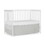 Synergy,5-in-1 Convertible Crib, Converts from Baby Crib to Toddler Bed, Fits Standard Full-Size Crib Mattress,Easy to assemble 53*29*9 inches-WHITE W2005127725