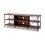 65" TV Stand, Open Design Walnut TV Stand with Cable Management and Adjustable Metal Feet W2026P197397