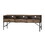 59" TV STAND"Chic Walnut Media Console with Cable Management and Adjustable Metal Feet W2026P197398