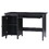 47" Writing Desk Chic Espresso Writing Desk with Keyboard Tray and Enclosed Adjustable Shelf Cabinet - Home Office and Study W2026P197436