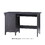 47" Writing Desk Chic Espresso Writing Desk with Keyboard Tray and Enclosed Adjustable Shelf Cabinet - Home Office and Study W2026P197436