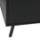 71" TV STAND with 3 Door Black Oak Modern Media Console - Sleek TV Stand with Adjustable Support Legs and Cable Management W2026P197458