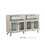 TV Stand Washed Gray Media Console - Contemporary TV Stand with Adjustable Feet and Cable Management Holes W2026P197459