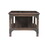 Coffee Table with 1 drawer, Elegant Walnut Coffee Table with Industrial Accents - Durable, Functional, and Stylish Centerpiece for Living Room W2026P197482