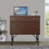 LATERAL FILE DRAWER Cherry Wood File Cabinet with 2 Drawers - Contemporary Metal Hardware, Legal and A4 Storage, Scratch-Resistant Surface W2026P197490