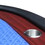 INO Design 96inch Oval Blue Speed Cloth Wooden Texture Racetrack Luna Legs Poker Table with Tray & Dropbox W2027S00025