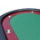 INO Design 96inch Oval 10 Players Black Speed Cloth Surface Red Racetrack Luna Wooden Legs Poker Table W2027S00027