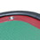 INO Design 96inch Oval 10 Players Black Speed Cloth Surface Red Racetrack Luna Wooden Legs Poker Table W2027S00027