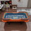 93" Classic Craps Dice Game Poker Table Blue W2027S00035