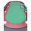 INO Design 96inch Luna Green Felt Poker Table Drop Box Modern Half-Moon Wooden Leg W2027S00038