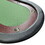 96" Light Series Folding Wooden Racetrack Green Felt Foldable Poker Table W2027S00044