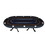 INO Design 96" Oval Aura Casino Waterproof Felt Curved Legs Poker Table W2027S00064