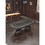INO Design 96" Oval Aura Casino Waterproof Felt Curved Legs Poker Table W2027S00064