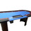 INO Design 96" Oval 9 Players Luna Blue Waterproof Felt Casino Game Texas Hold'em Poker Table W2027S00065