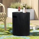 16 inch Faux Woodgrain Texture Fire Pit Tank Cover Outdoor Gas Tank W2029P164039