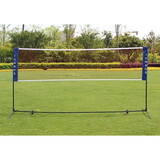 Portable Large Volleyball Badminton Tennis Net with Carrying Bag Stand/Frame 17/20FT W2031122173