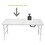 Foldable dining table ideal for camping and dining, high load and easy to clean W2031123528