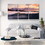 3 Panels Framed Vivid Landscape Canvas Wall Art Decor,3 Pieces Mordern Canvas Decoration Painting for Office,Dining room,Living room, Bedroom Decor-Ready to Hang