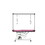 42.5Inch Hydraulic Pet Grooming Table With"H" Arm Purple W206S00007