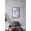 32" x 22" Rectangle Antiqued Wall Mirror Wall Mirror with Black Metal Frame, Home Wall Decor, Bedroom Living Room Entryway Wall Accent W2078124322