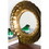 16" Round Wall Mirror with Gold Metal Frame, Mid-Century Modern Accent Mirror for Living Room W2078124331