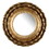 16" Round Wall Mirror with Gold Metal Frame, Mid-Century Modern Accent Mirror for Living Room W2078124331