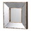 12" x 12" Distressed Silver Square Accent Mirror, Wall Mirror for Living Room, Entryway, Office, Bedroom, Hallway W2078124353