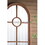 24x79" Half-Round Elongated Mirror with Decorative Window Look Classic Architecture Style Solid Fir Wood Interior Decor W2078126755