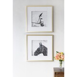 Set of 2 Wall Art Horse Animal Printing, Wall Decor Accent, 22