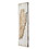 Set of 2 Feather Wing Wall Panels with Distressed White Finish, Rectangle Hanging Wall Art, 42" x 15.5" W2078130291