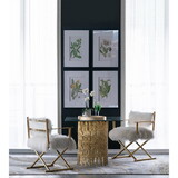 Set of 4 Botanical Flower Wall Art, Home Decor for Living Room, Dining Room, Bedroom, Hallway, 20