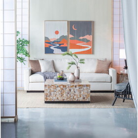 26.5" x 38.5" Rectangular Tassel Print Wall Art, Home Decor for Living Room Bedroom Office Hallway W2078130302