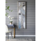 Set of 2 Elongated Abstract Oil Paintings, Wall Art for Living Room Dining Room Bedroom Office Entryway, 20