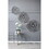 Set of 3 Metal Flowers Wall Decor, Transitional Wall Floral Sculpture for Foyer Porch Hallway Entrance W2078130330
