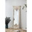 21.5" x 59" Full Length Mirror with Solid Wood Frame, Floor Mirror for Living Room Bedroom Entryway W2078135185