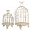 S/2 Stella Decorative Birdcages with Bird Finial W2078P152647