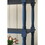 51x19.5x81.5", Blue Four Tiered Wooden Shelf with Two Drawers, Farmhouse Wood Bookcase Display Storage Shelf Etageres W2078P171845