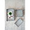 S/3 Decorative Galvanized Gray Nesting Trays W2078P195542