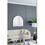 33" x 31" Arched Decorative Accent Mirror with Iron Metal Frame, Wall Deor for Bathroom, Bedroom, Entryway, Mantel W2078P195624
