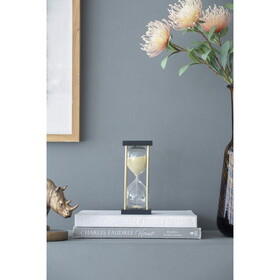 3x3x7" Spellman 15-minute Hourglass, framed with an Metal stand, Tan W2078P278799