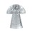 3.9x3.9x4.7" Mushroom Shaped Glass Taper Candle Holder 6EA/CTN W2078P390737